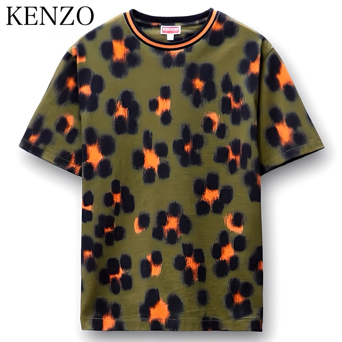 Lサイズ KENZO ケンゾー HANA LEOPARD T-SHIRT レオパード Tシャツ 花