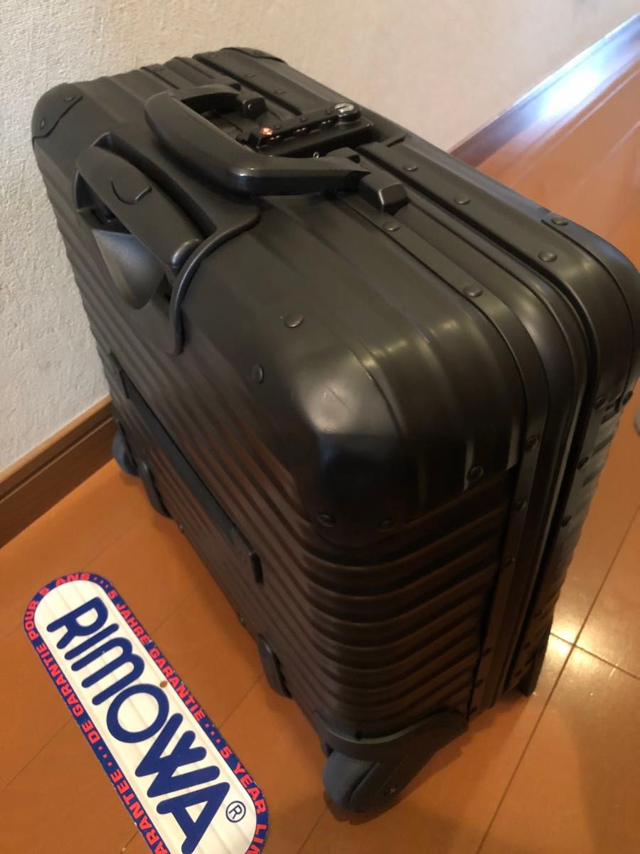 廃盤希少 美品 RIMOWA リモワ ステルス ビジネストロリー 28L カナダ製