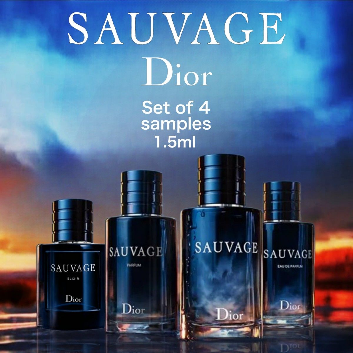 Dior SAUVAGE ソヴァージュ 4種類セット 【各1 5ml】｜Yahoo!フリマ