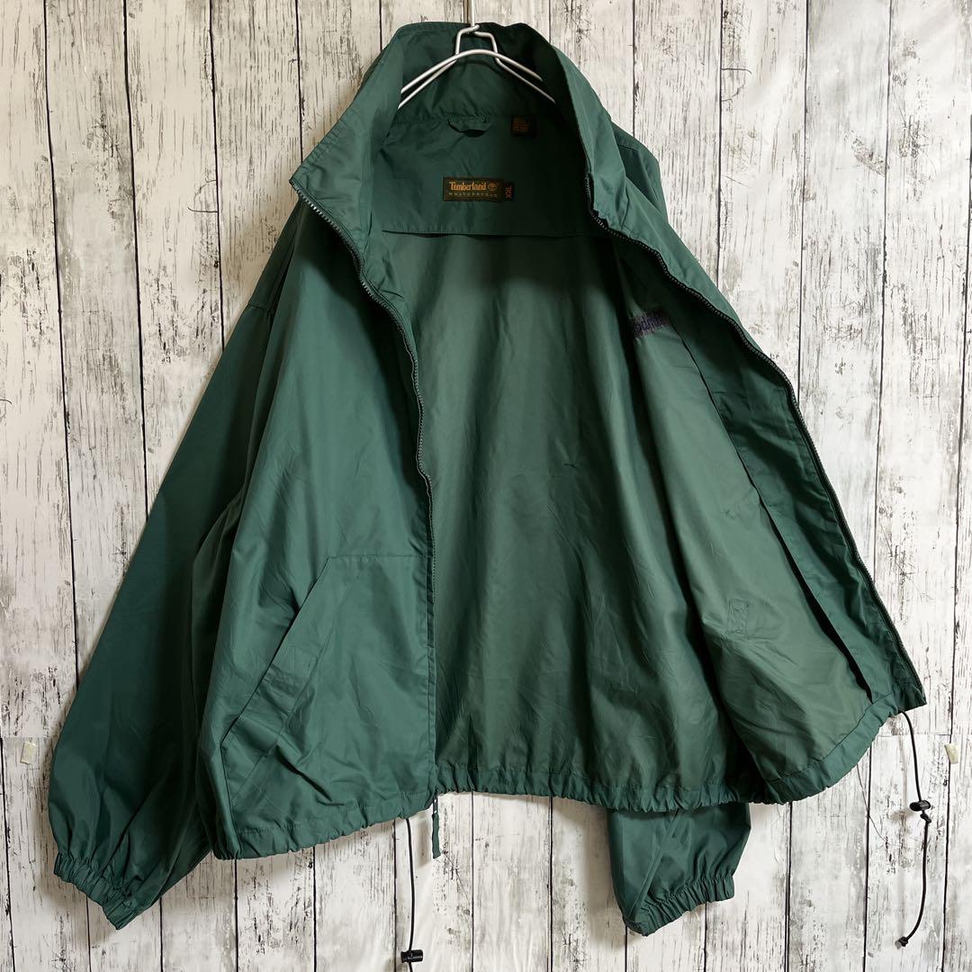 90's Timberland ティンバーランド ナイロンジャケット 2XL 緑