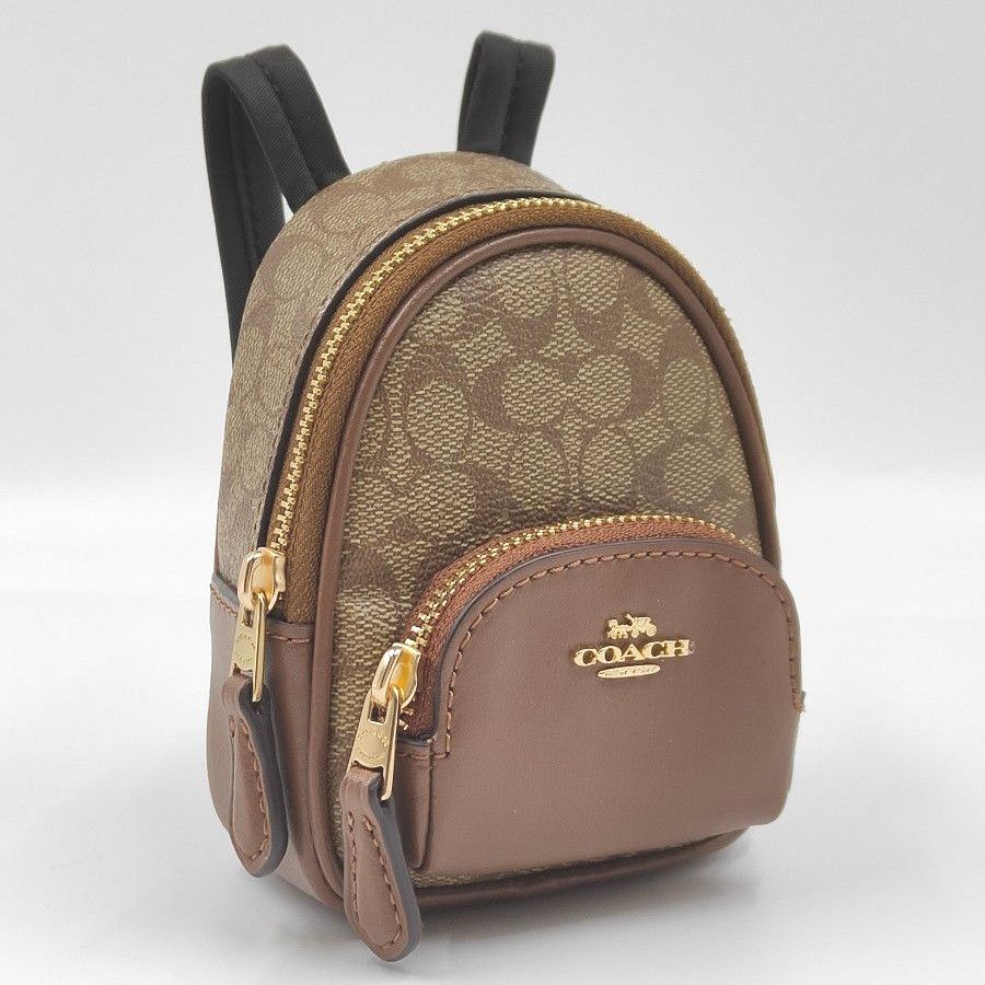 COACH コーチ ミニ バックパック バッグチャーム コインケース