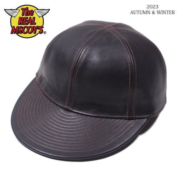 ザ リアルマッコイズ MA22108 TYPE A-3 CAP THE REAL McCOY'S レザー