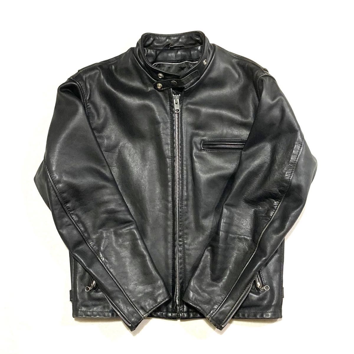 良品 】 schott 641 サイズ40 シングルライダース ライダース