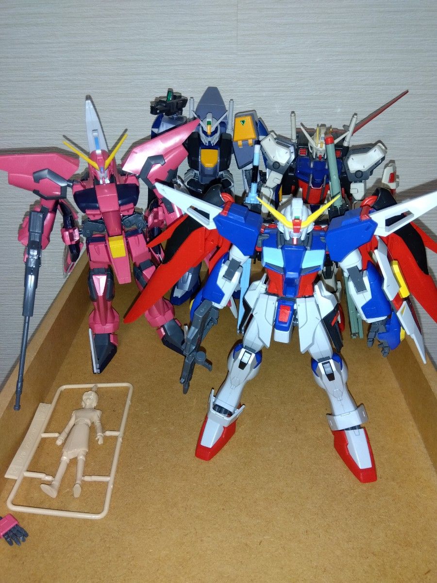 ガンプラ ジャンク 未組み立て セット ガンプラ未組立セット+組立済