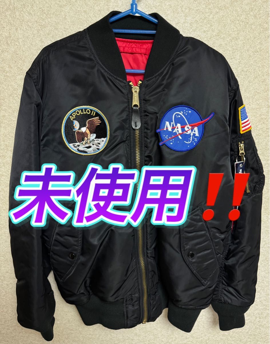 US限定 alpha MA-1 NASA 刺繍 アルファ ミリタリー AVIREX フライト