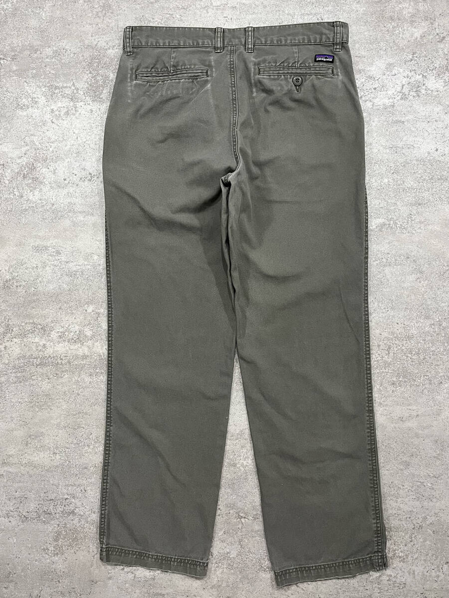 パタゴニア オーガニック コットン パンツ グリーン オリーブ サイズ