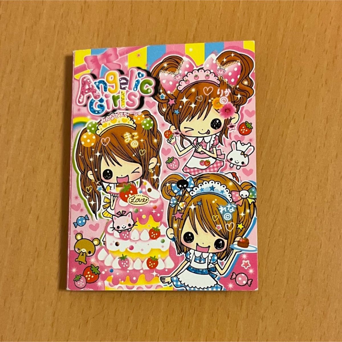 平成レトロ 女の子 カギ付きケース入りメモ帳 キラキラシール付き