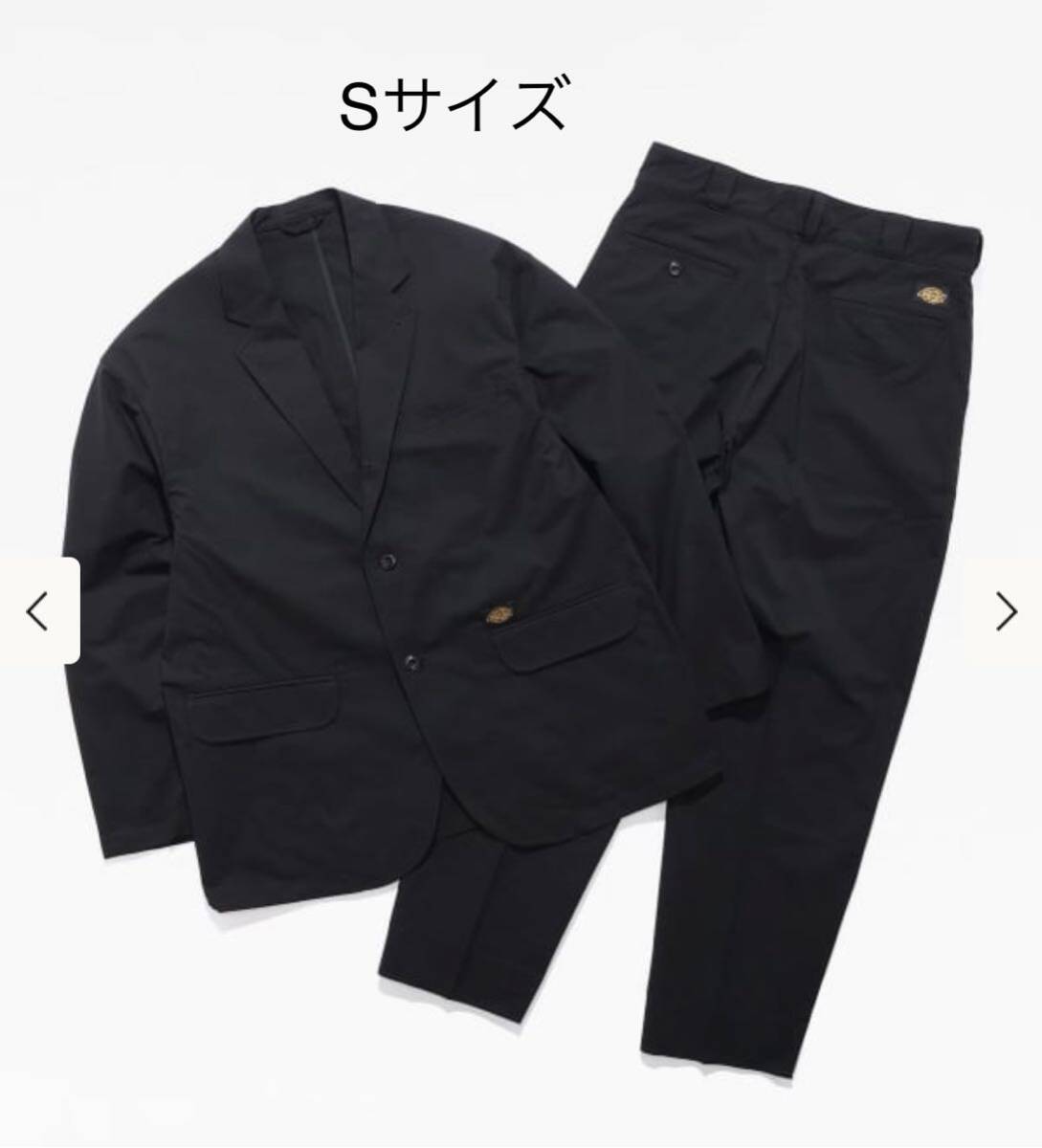 Sサイズ 24SS Dickies TRIPSTER BEAMS SUIT 黒 野村訓市 ディッキーズ