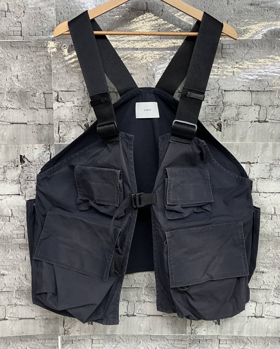 stein(シュタイン) ⁄ 20SS⁄SYSTEM VEST⁄システムベスト⁄S⁄コットン⁄BLK