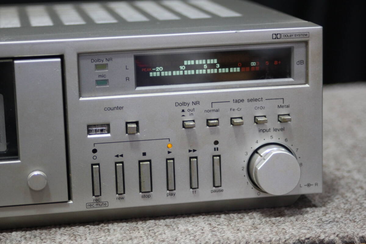 Technics RS-M02 ステレオカセットデッキ 再生確認済 現状品 Technics