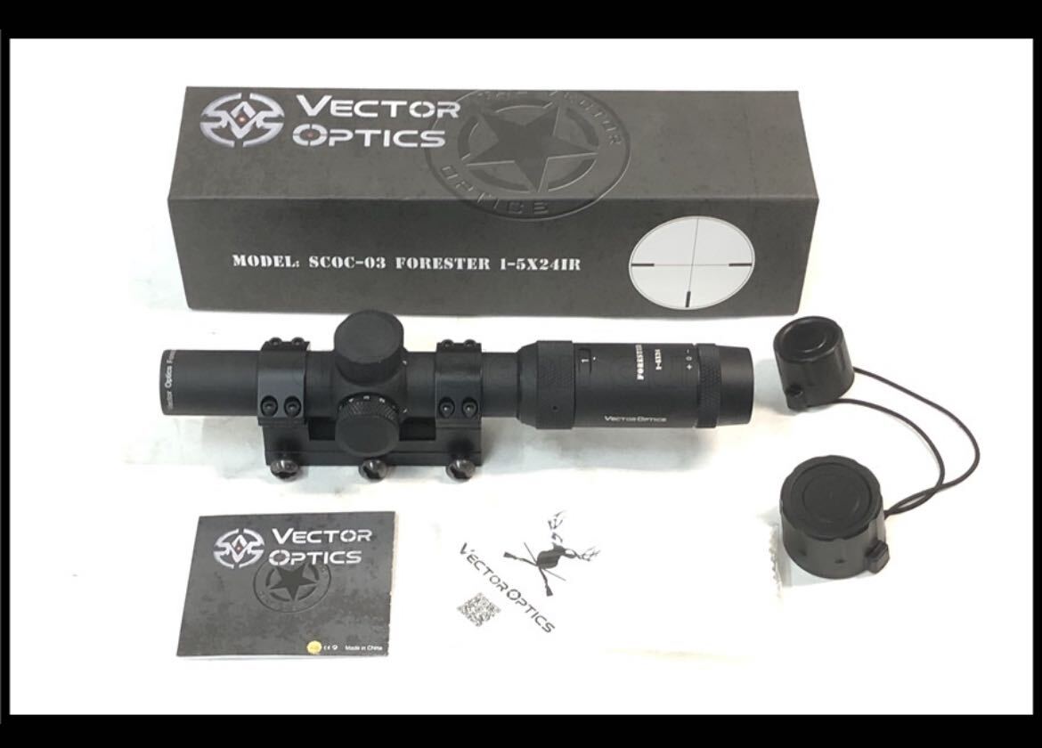 トイガン Vector Optics SCOC-03 FORESTER 1-5X24IR Vector Optics