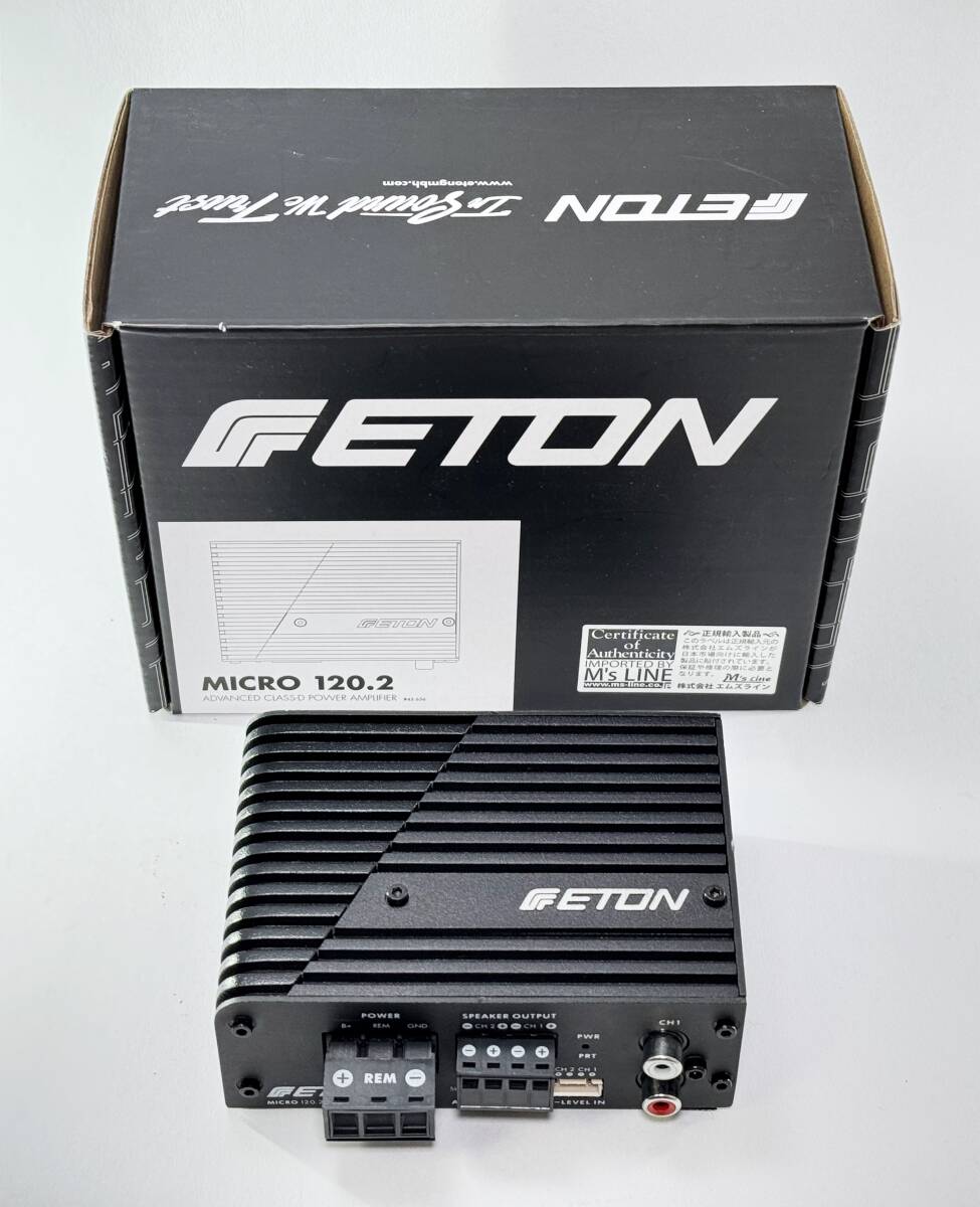 定価12万 ETON PA-560.2 カーオディオ アンプ 定価12万 ETON PA-560.2