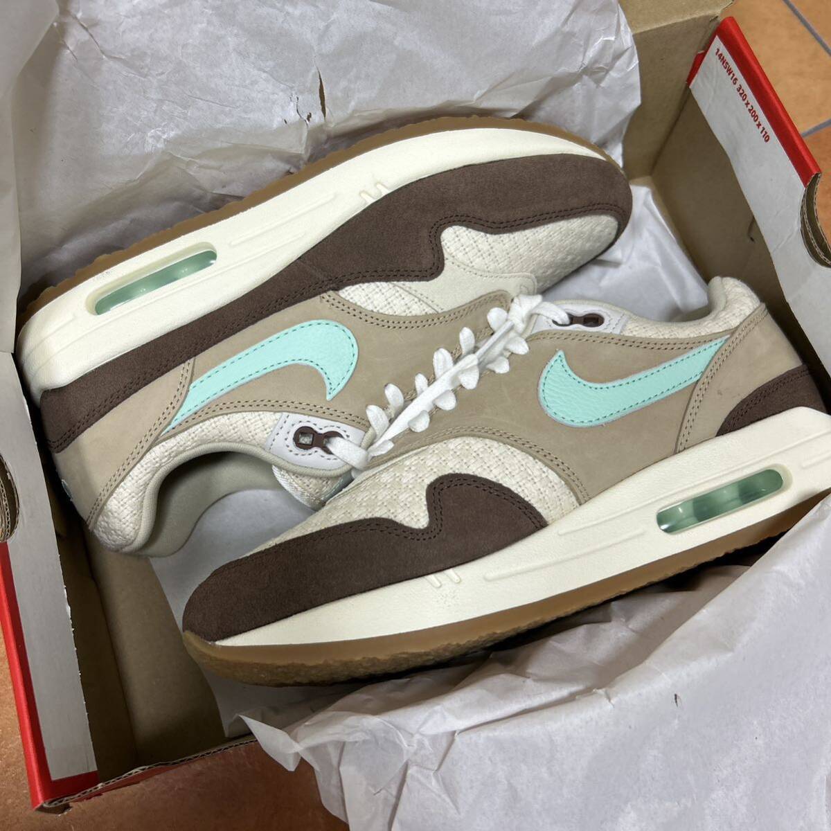 END 購入品 26センチ 新品 Nike Air Max 1 Premium Crepe Hempナイキ