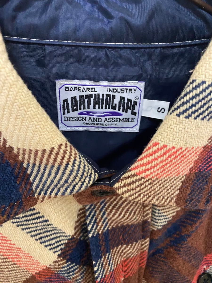 A BATHING APE ラブジェネチェックネルシャツ｜Yahoo!フリマ（旧PayPay
