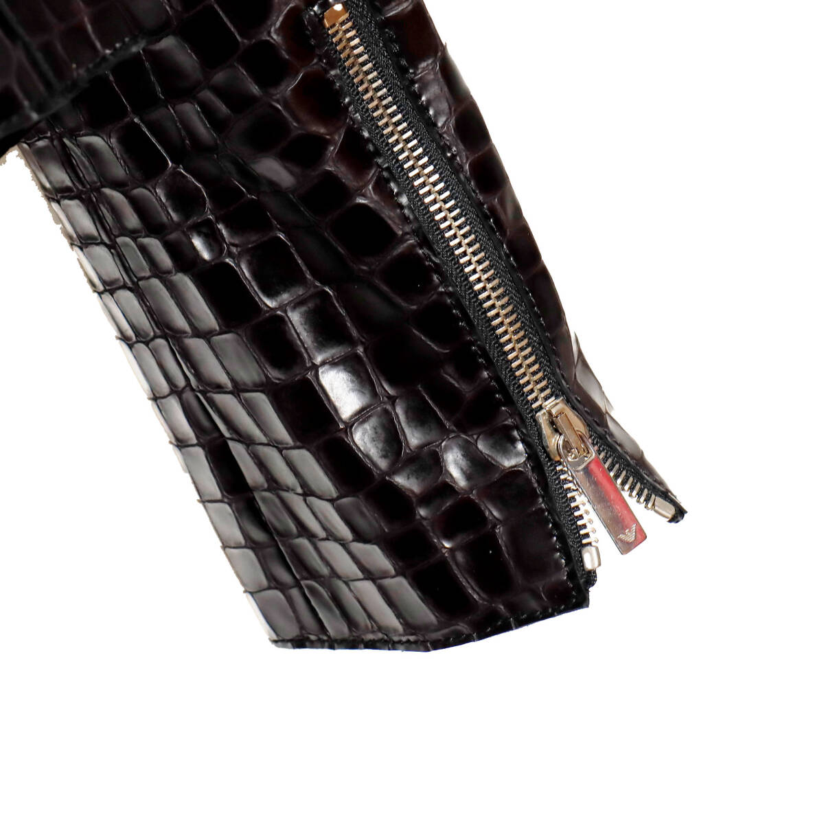 怪物級 未使用72万「EMPORIO ARMANI/エンポリオアルマーニ」圧巻の艶