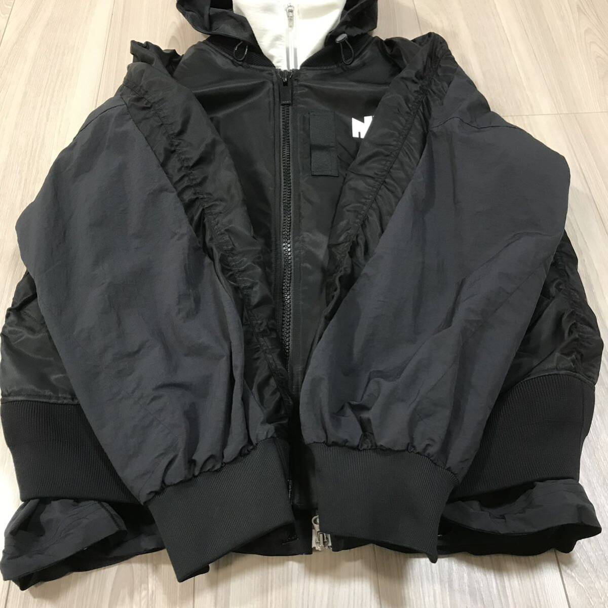 Sacai NIKE Layered MA-1 windrunnerナイキ サカイ ボンバー トラック
