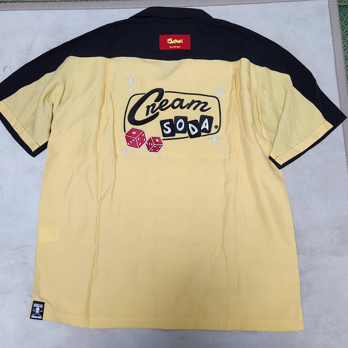 クリームソーダ ボウリングシャツ Lサイズ クリームソーダ ボウリング