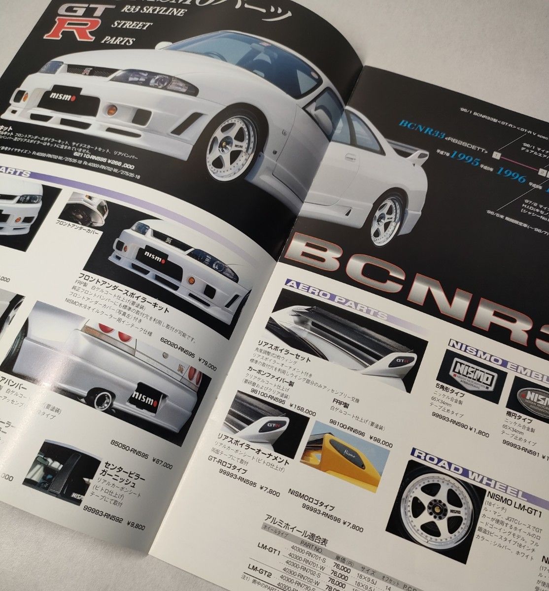NISMO SKYLINE スカイライン R33 GTR パーツカタログ 日産 ニッサン