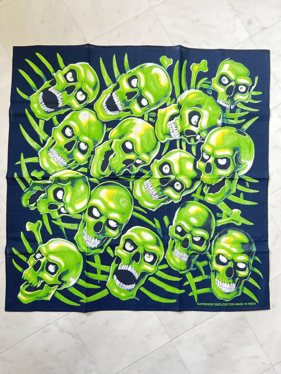 新品】Supreme シュプリーム【Skull Pile Bandana】18SS スカル パイル