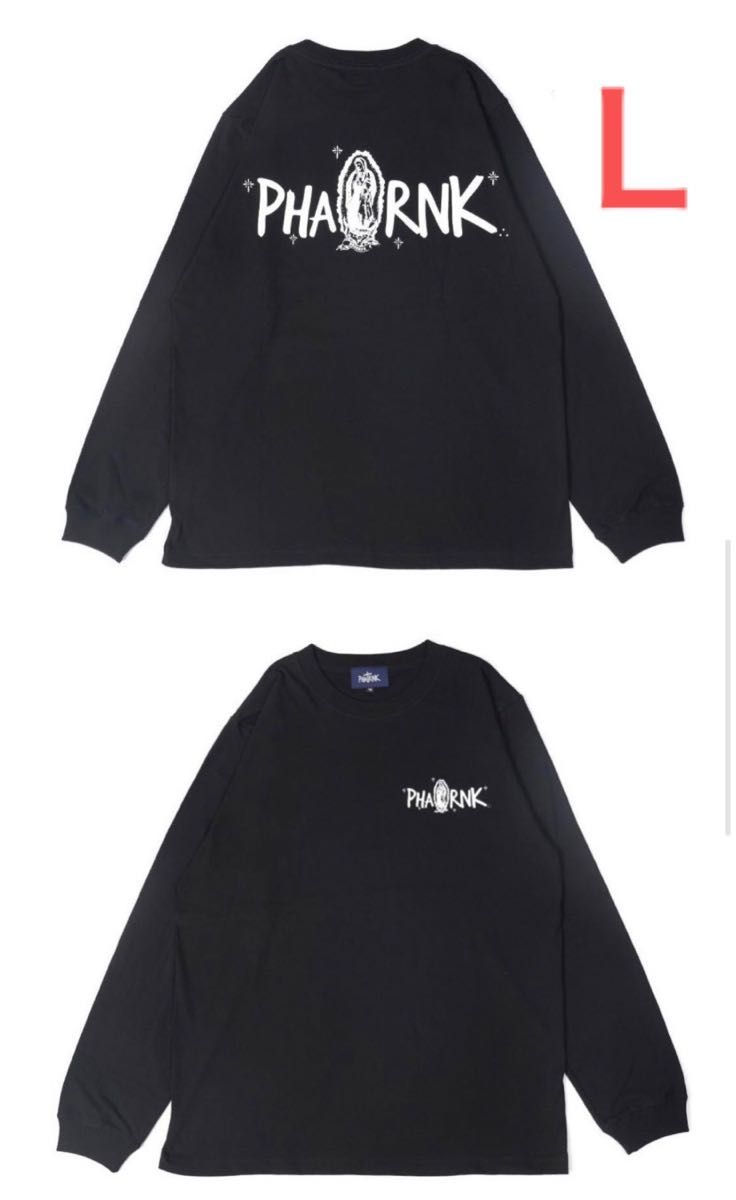 ファットランク PHATRNK ロンT Tシャツ 長袖 ブラック 黒 マリア L