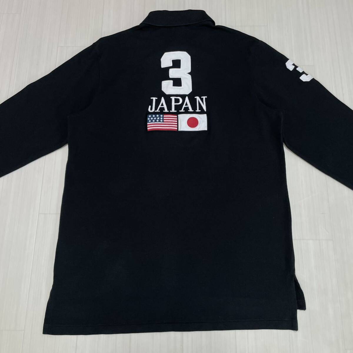 入手困難 ポロラルフローレン 刺繍 ビッグポニー JPN USA 日の丸