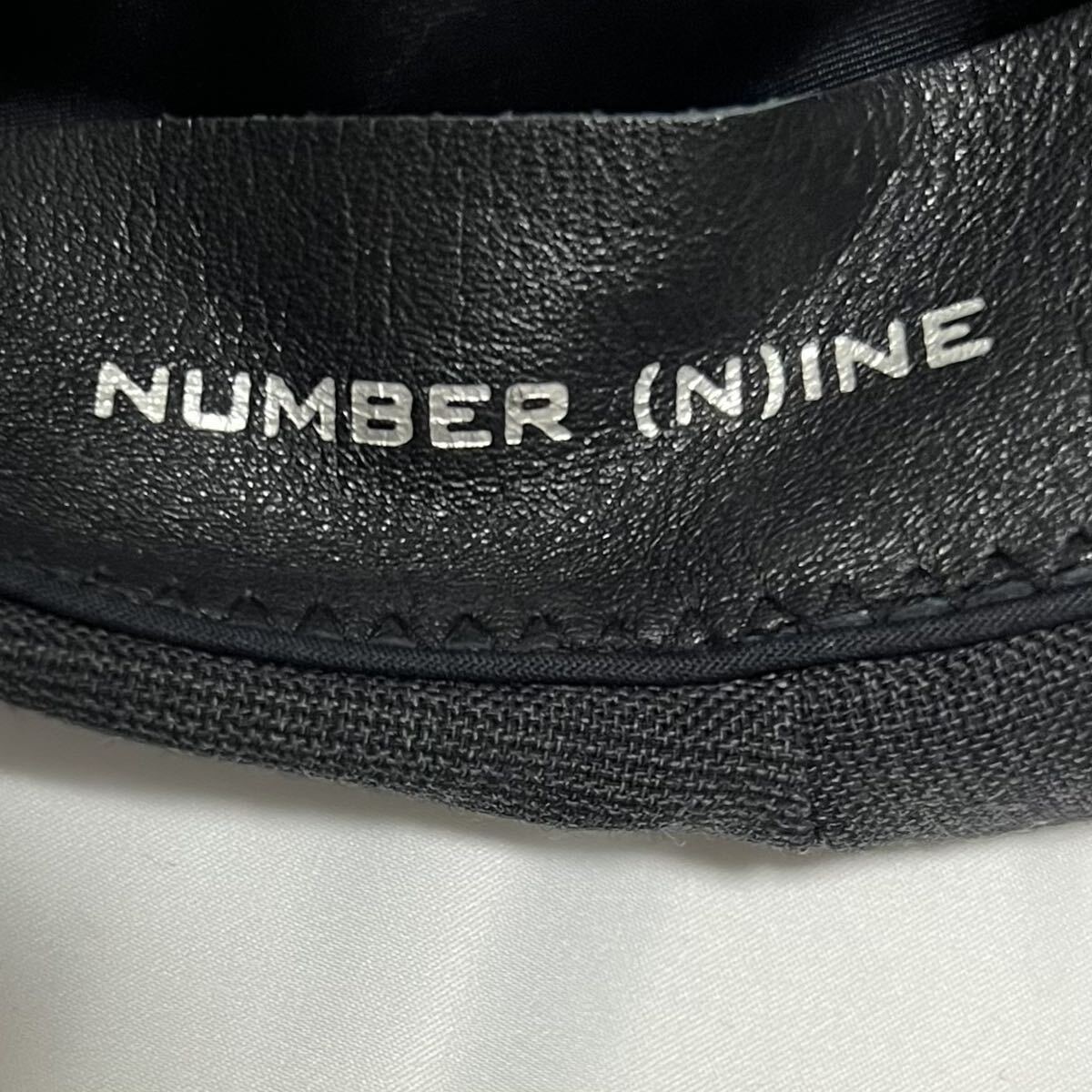 02SS NUMBER (N)INE ANGELICO キャスケット インク ドット ハンチング