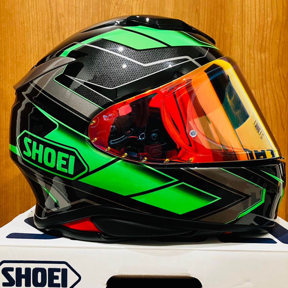 値下げ 無傷の美品 SHOEI Z-8 PROLOGUE L ミラー&クリアシールド チン