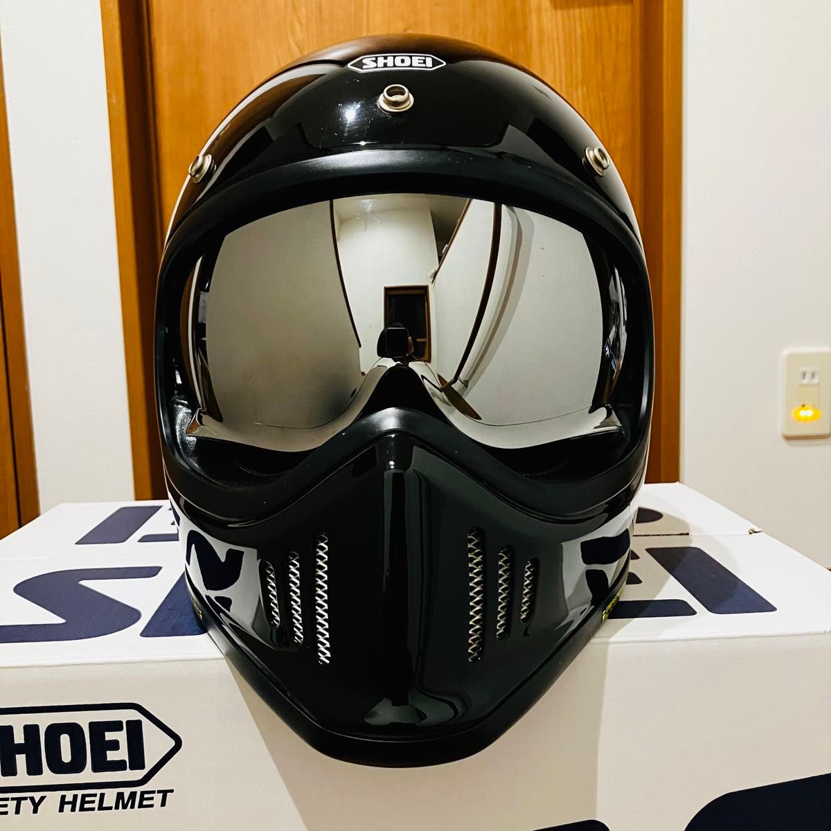 SHOEI EX-ZERO シルバーミラーシールド&専用ゴーグル付き｜Yahoo