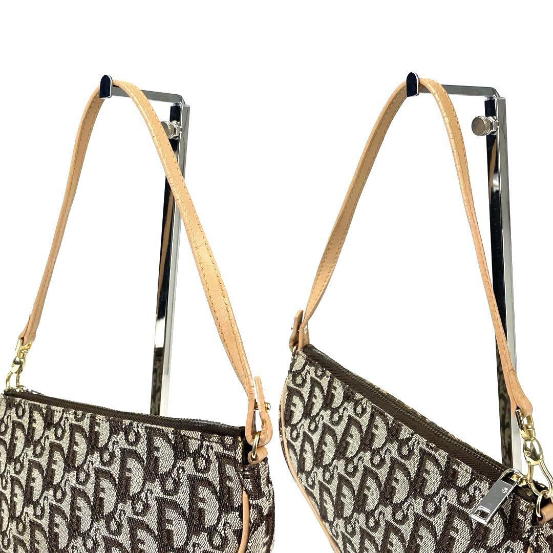 極美品】Christian Dior クリスチャンディオール サドルバッグ ミニ