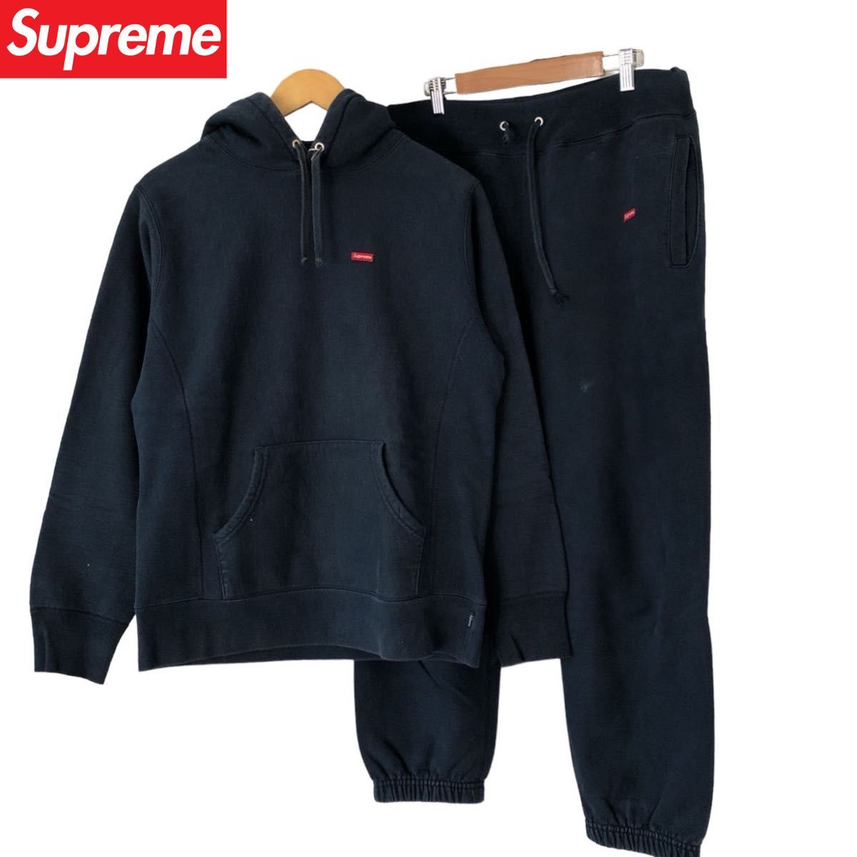 supreme small box logo パーカー スウェット セットアップ スモール