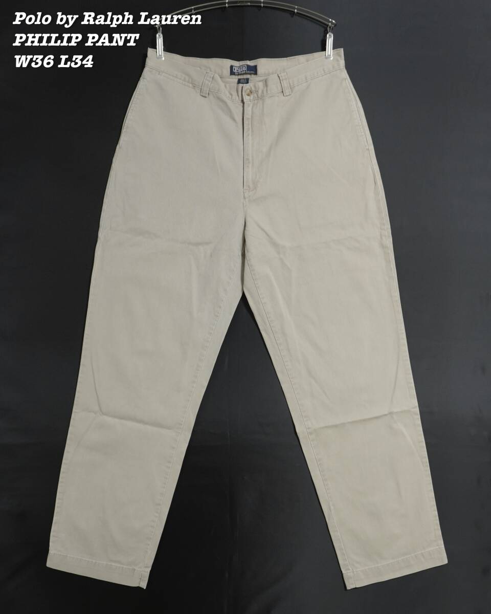 Polo by Ralph Lauren PHILIP PANT W36 L34 PA038 ポロバイラル