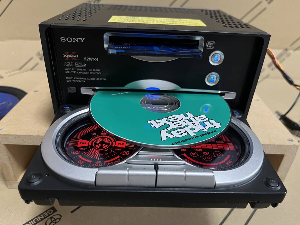 SONY WX-7700MDX CD MD 2din AUX付きレトロなデッキ｜Yahoo!フリマ（旧