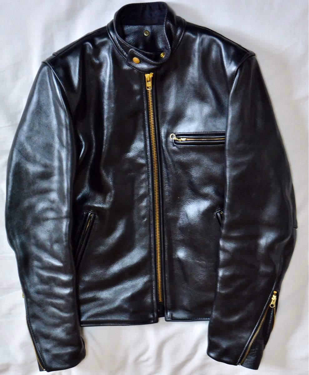 超美品】VANSON バンソン B サイズ36 レザー シングル ライダース