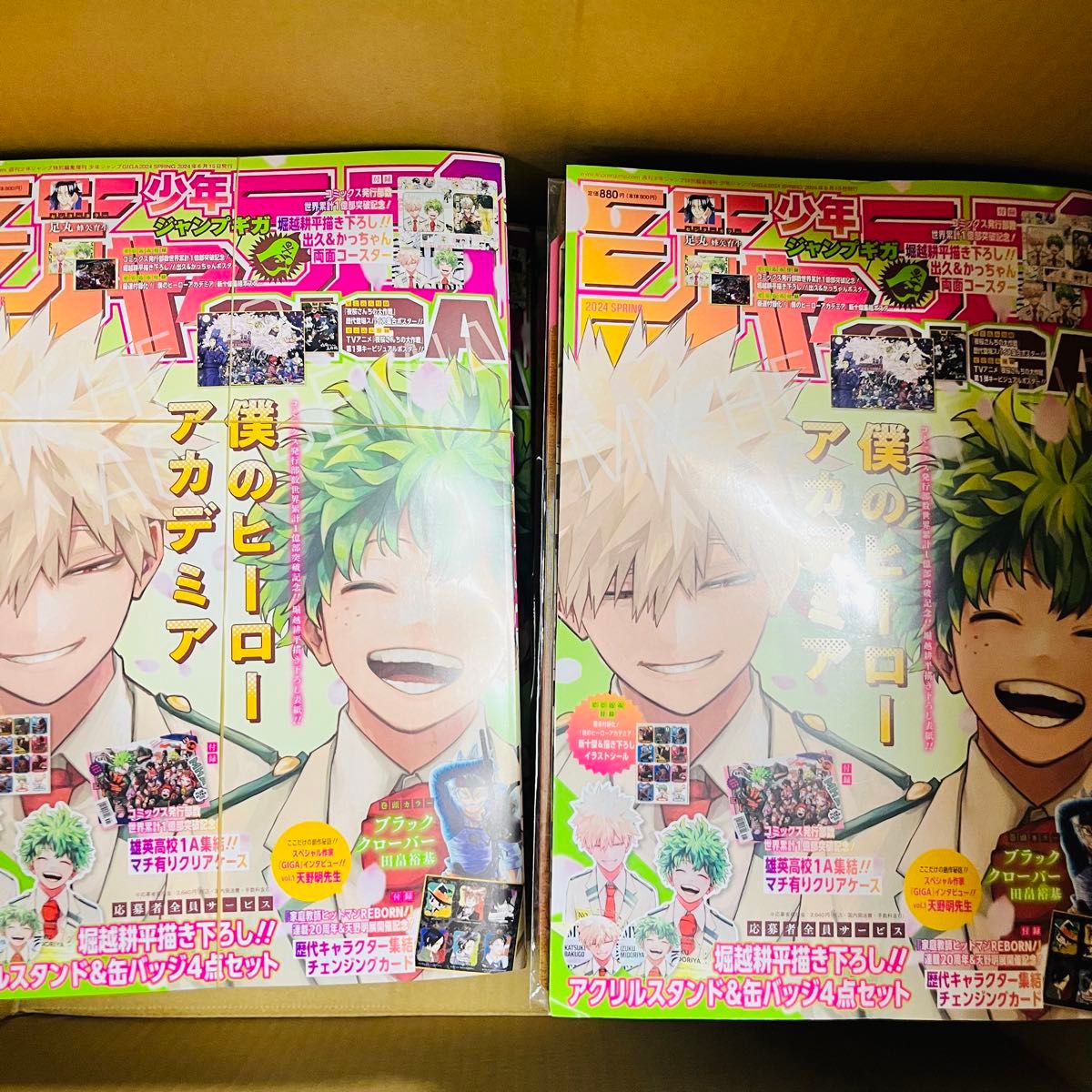 付録完備 20冊 ジャンプGIGA ギガ 僕のヒーローアカデミア 付録完備