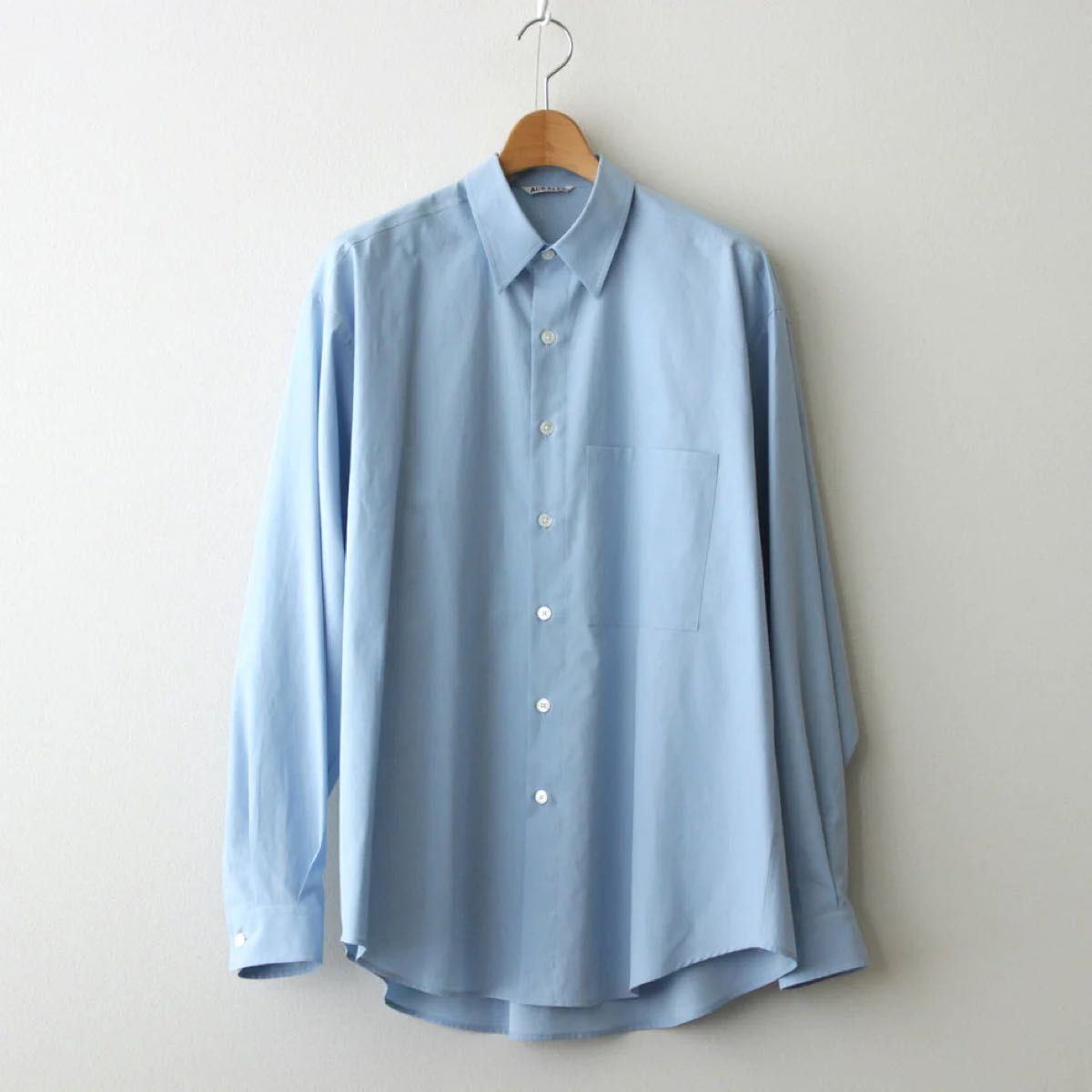 AURALEE WASHED FINX TWILL BIG SHIRT 4 オーラリー ウォッシュド