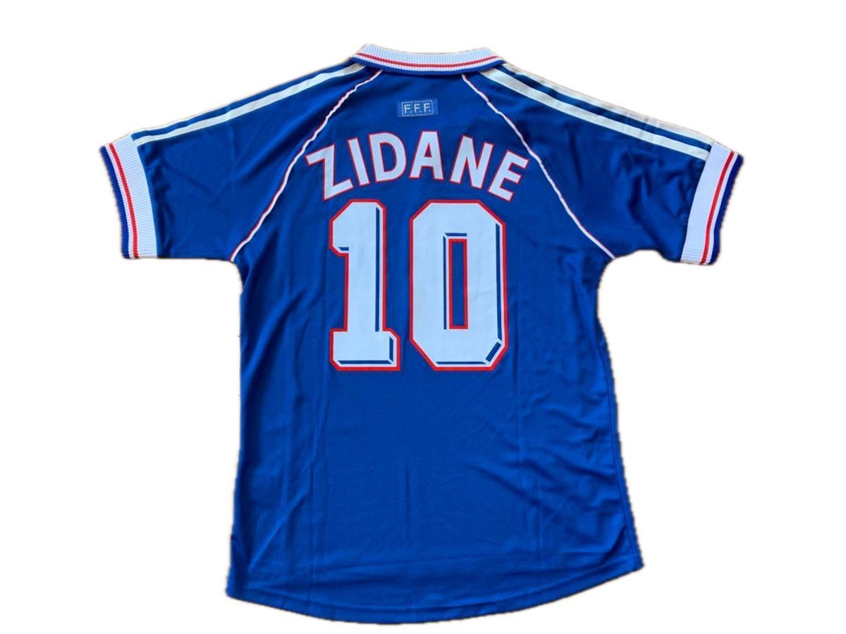 フランス代表 ジダン 1998 ワールドカップ 復刻ユニフォーム｜Yahoo