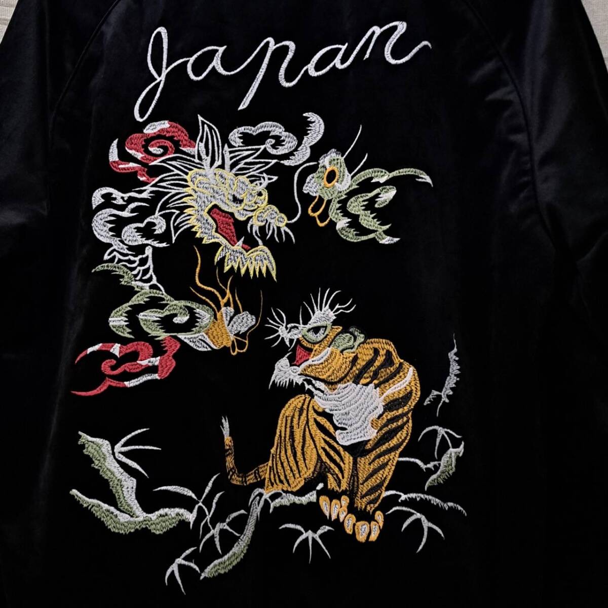 新品 HOUSTON ヒューストン 別珍 虎 龍 スーベニアジャケット