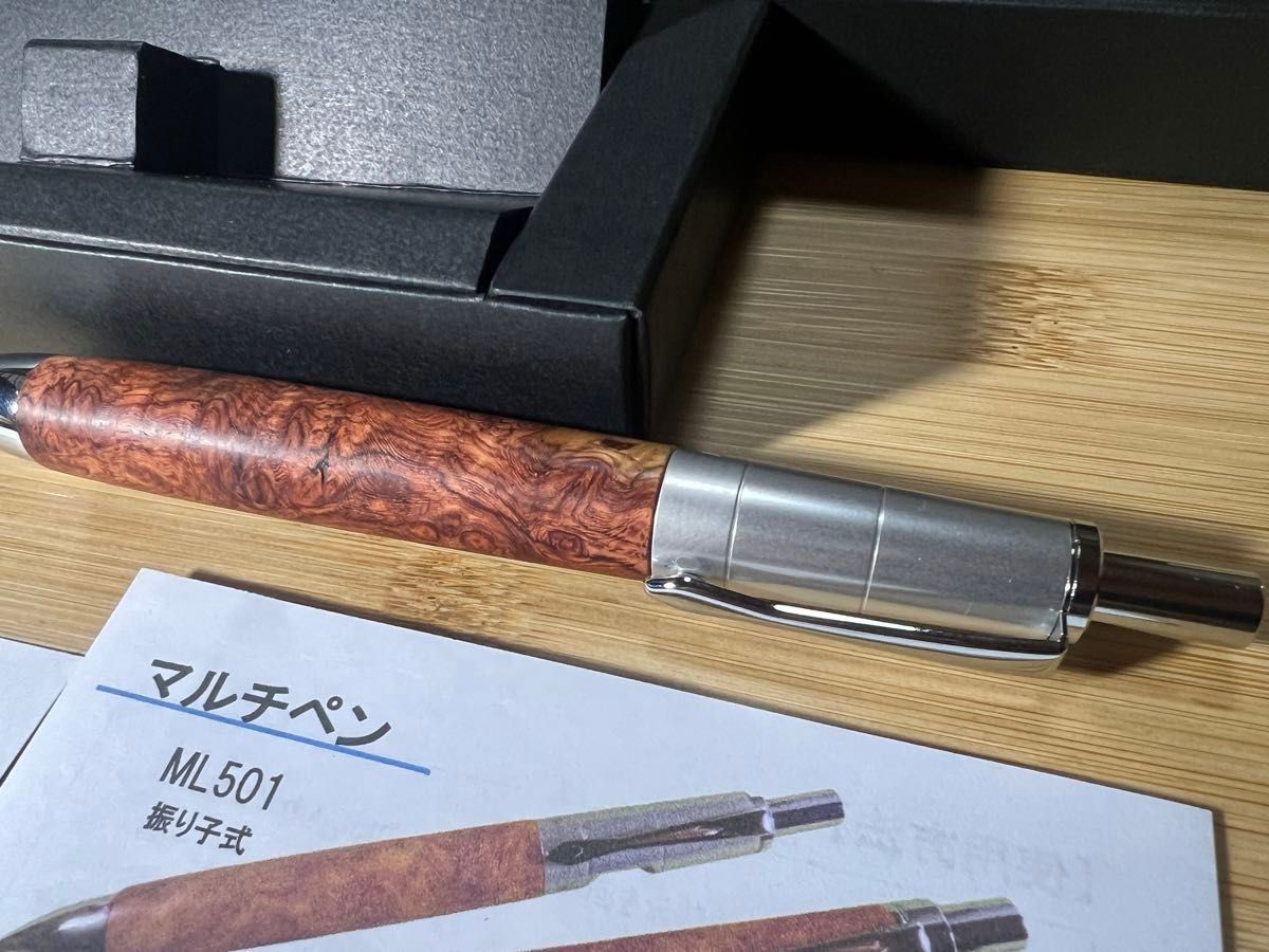 クラフトエー 振り子式 マルチペン ML501 一部紅白カリン瘤 新品 未