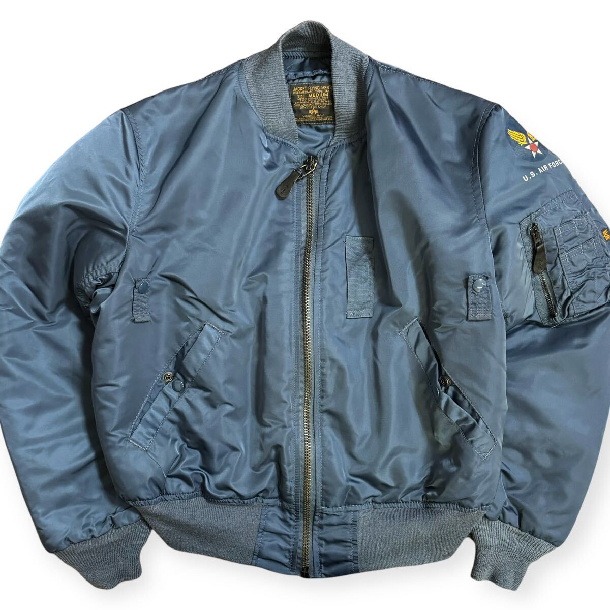 稀少 ALPHA INDUSTRIES アルファ 90s USA製 50's復刻 VINTAGEモデル MA