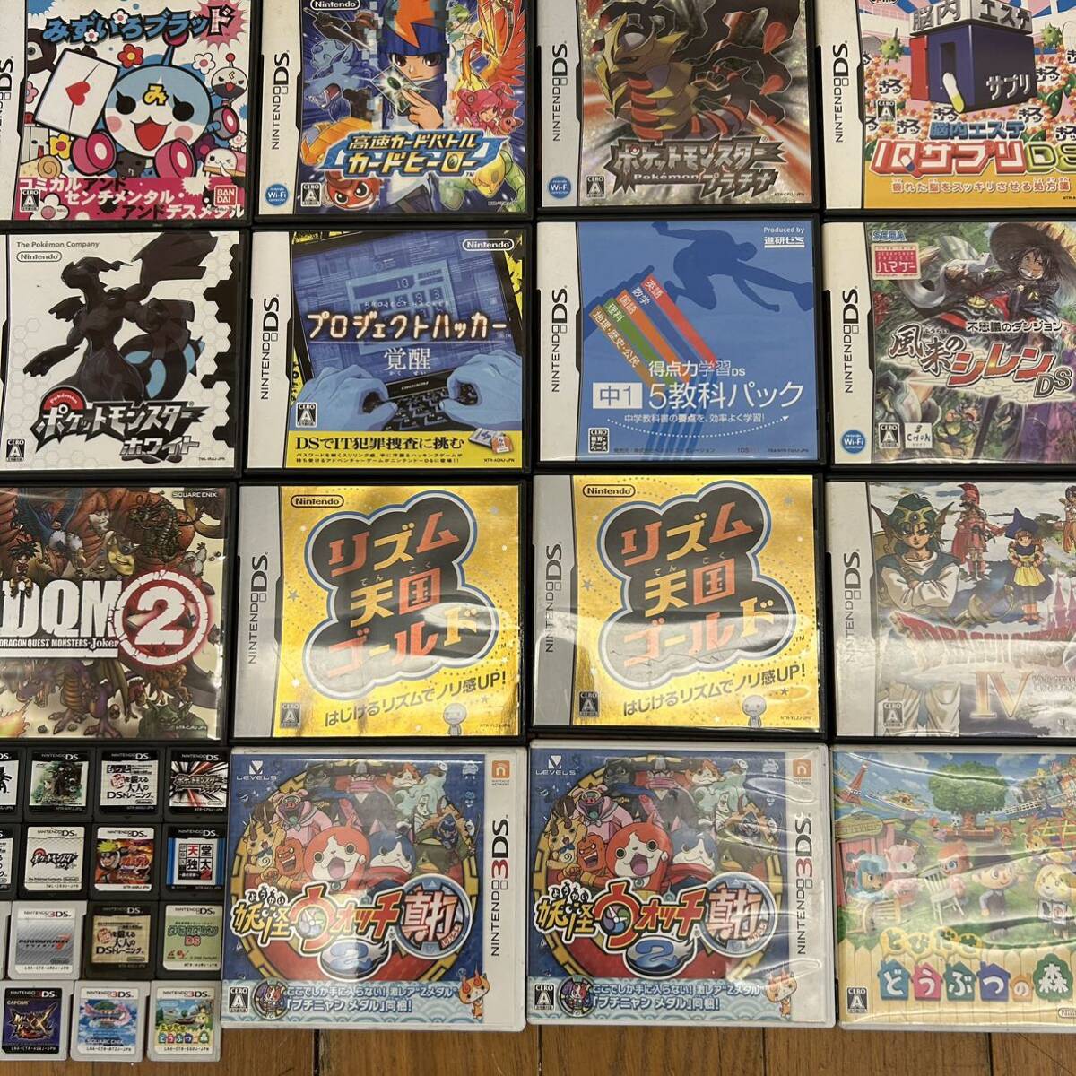 Yahoo!オークション - DS/3DS ソフト79個まとめ ケース付き54本/ソフ