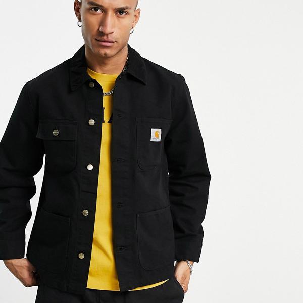 カーハート Carhartt WIP ミシガンコート M 黒 ブランケット付き
