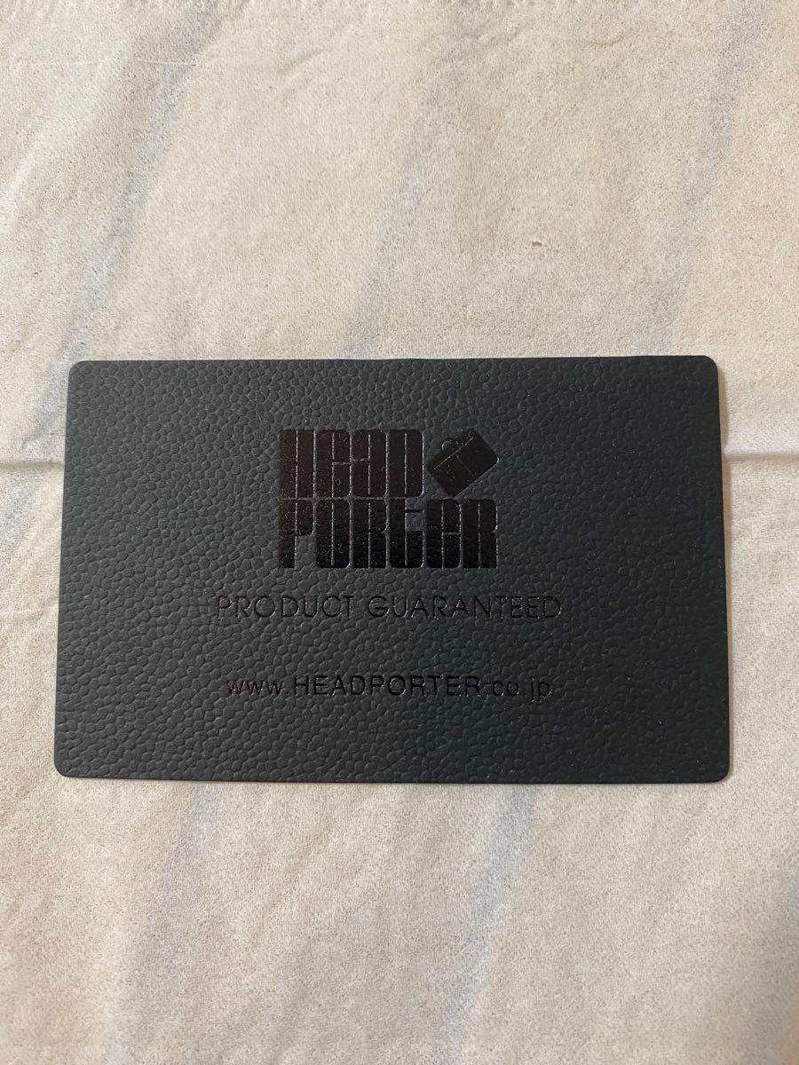 最終価格 HEAD PORTER(ヘッドポーター) ギャランティーカード｜Yahoo
