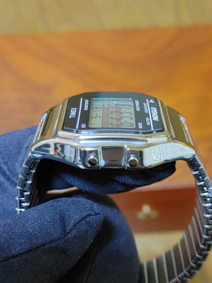 Supreme×Timex 19AW Silver デジタル腕時計 シュプリーム タイメックス