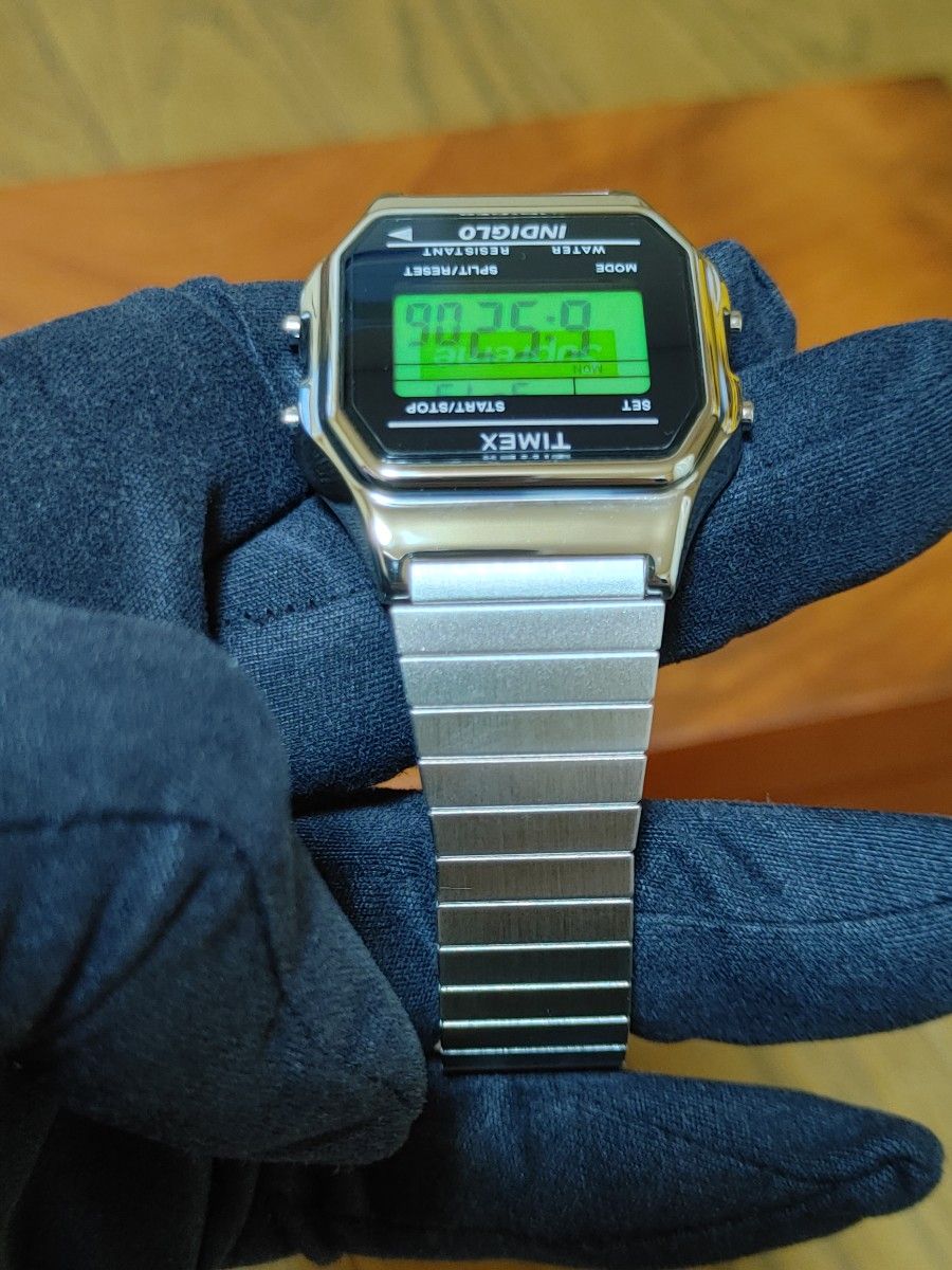 Supreme×Timex 19AW Silver デジタル腕時計 シュプリーム タイメックス