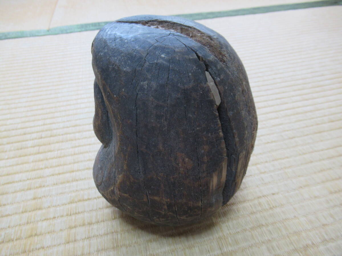 極希少 大正初期(1915年頃) 相州だるま(達磨/ダルマ) 張り子型 木製木