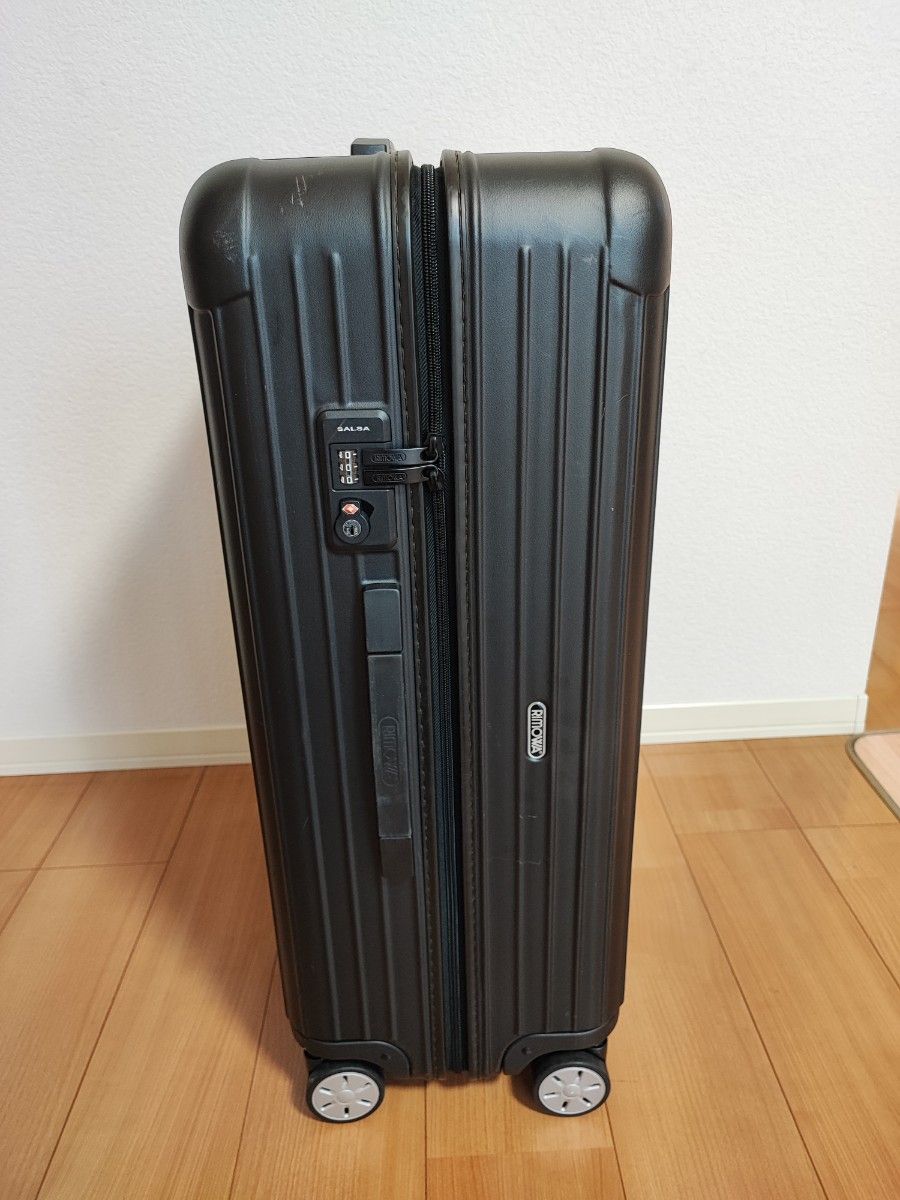 新品未使用 廃盤 リモワ834 70 サルサ4輪86L マットブラック 保管傷