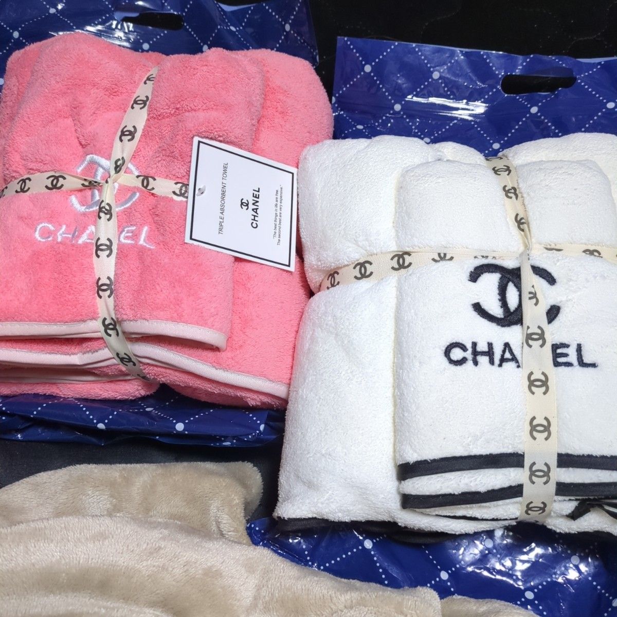 CHANEL バスタオル フェイスタオル ノベルティ タオルセット｜Yahoo