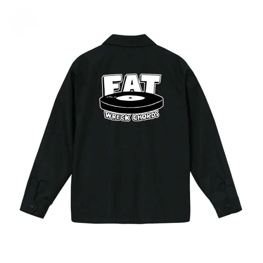 新品 FAT WRECK CHORDS コーチジャケット Lサイズ 黒 ブラック