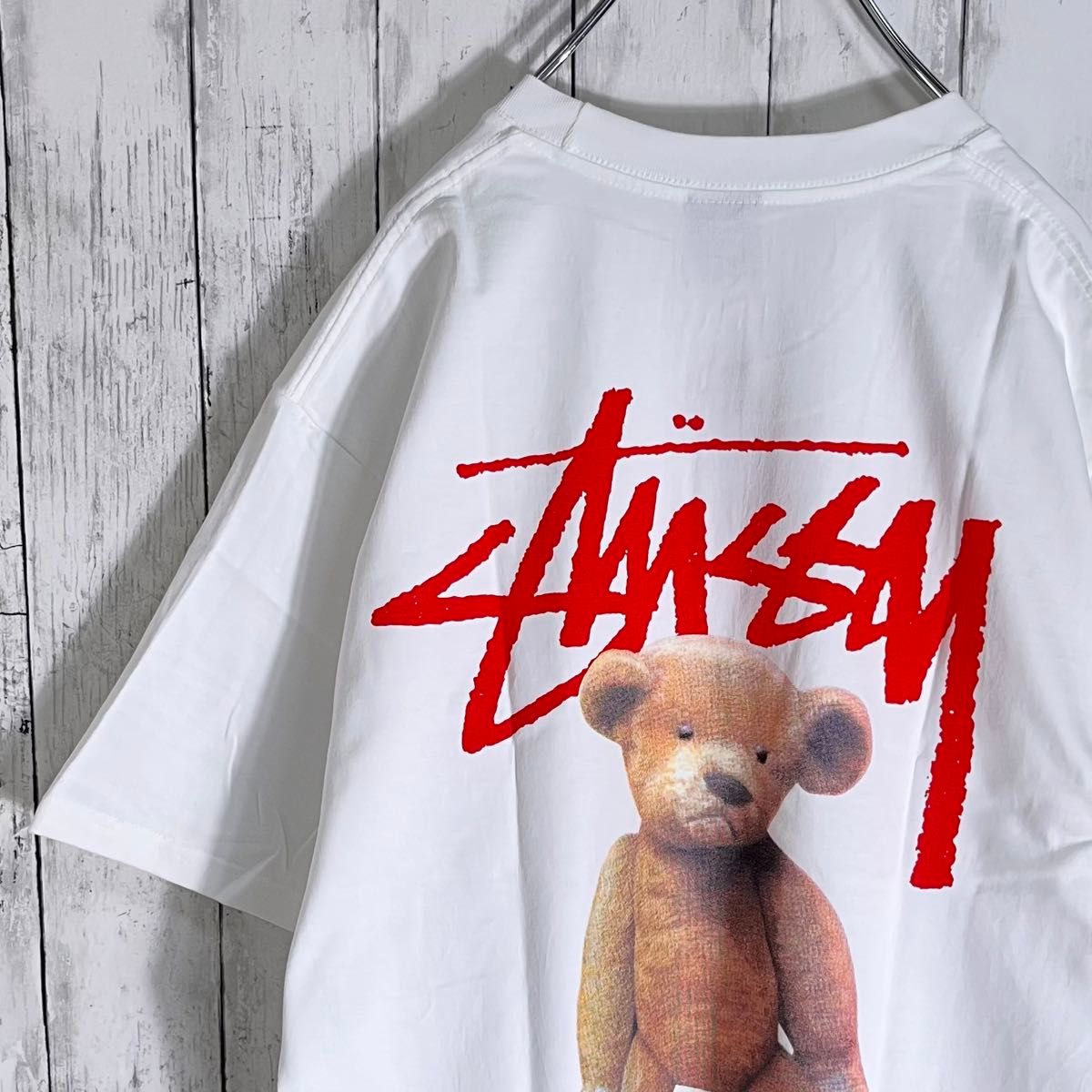 新品未使用】ステューシー Tシャツ 両面プリント L 白｜Yahoo!フリマ