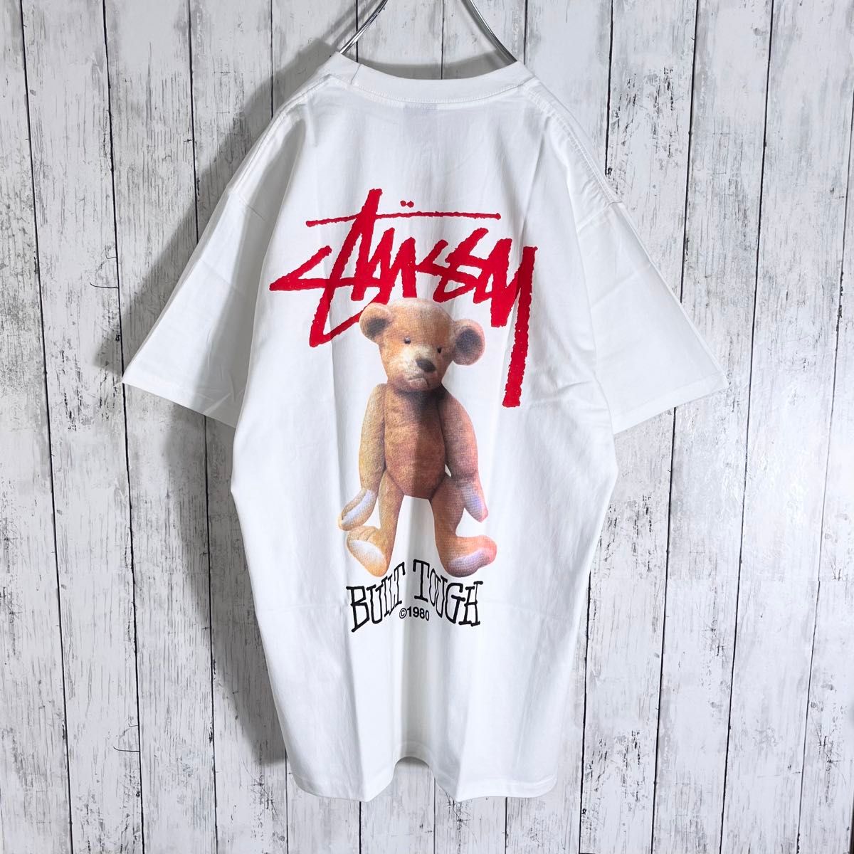 新品未使用】ステューシー Tシャツ 両面プリント L 白｜Yahoo!フリマ